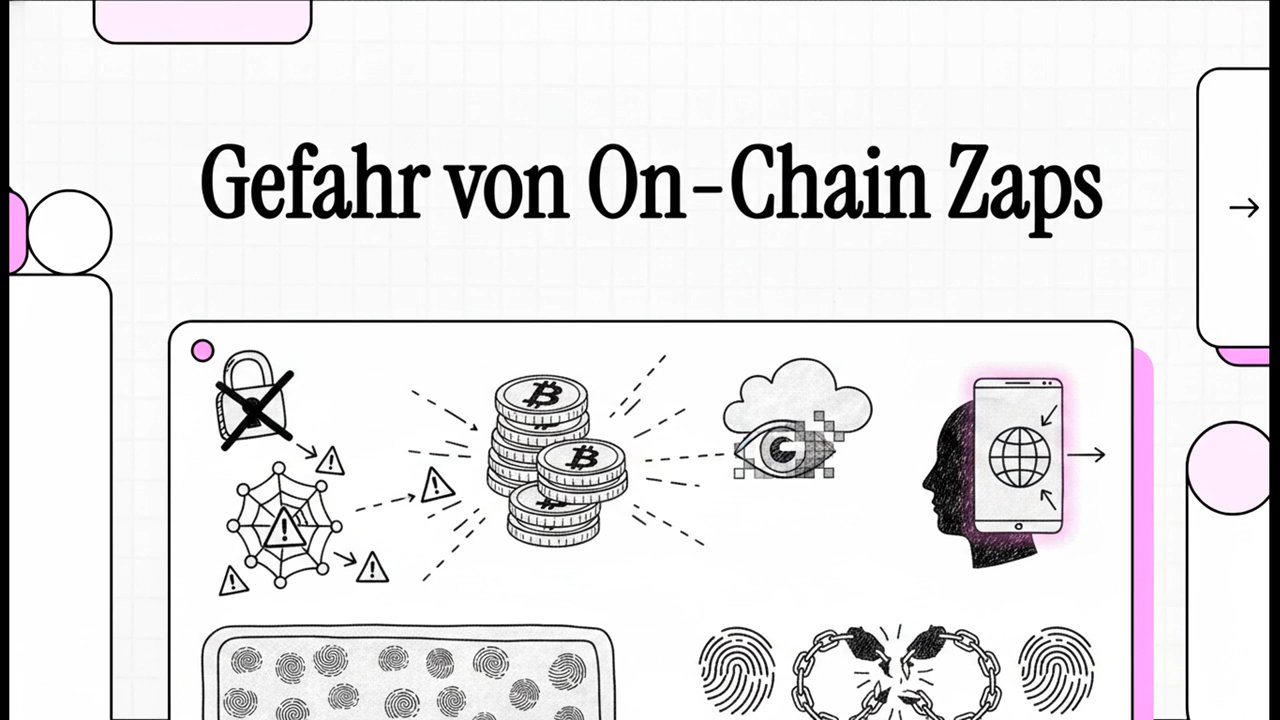 Gefahr von On-Chain Zaps